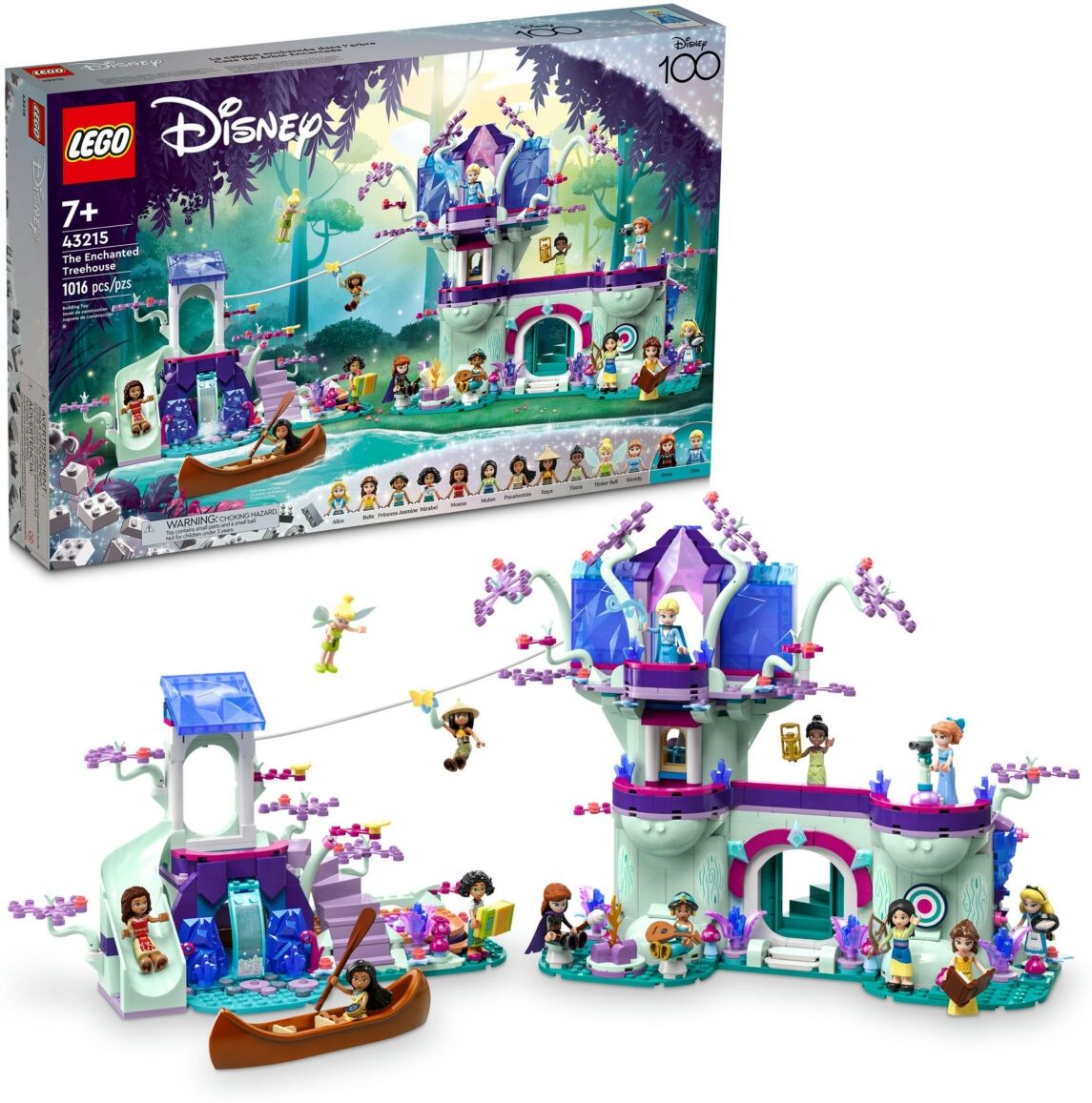 Lego Disney 43215 The Enchanted Treehouse Toy Building Set - Multicolor