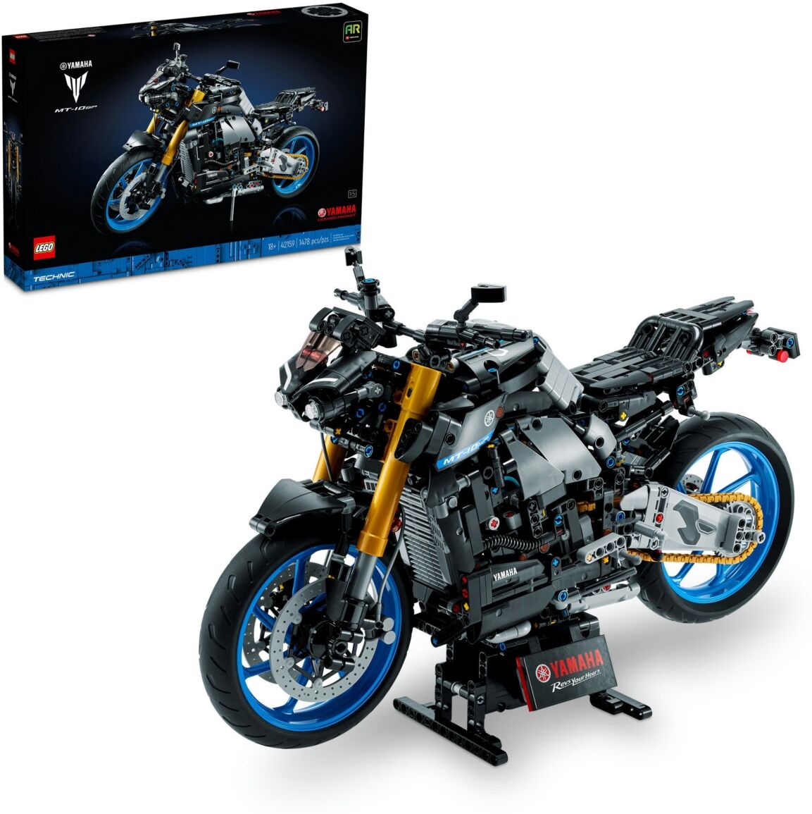 Lego Technic 42159 Yamaha Mt-10 Sp Adult Toy Building Set - Multicolor