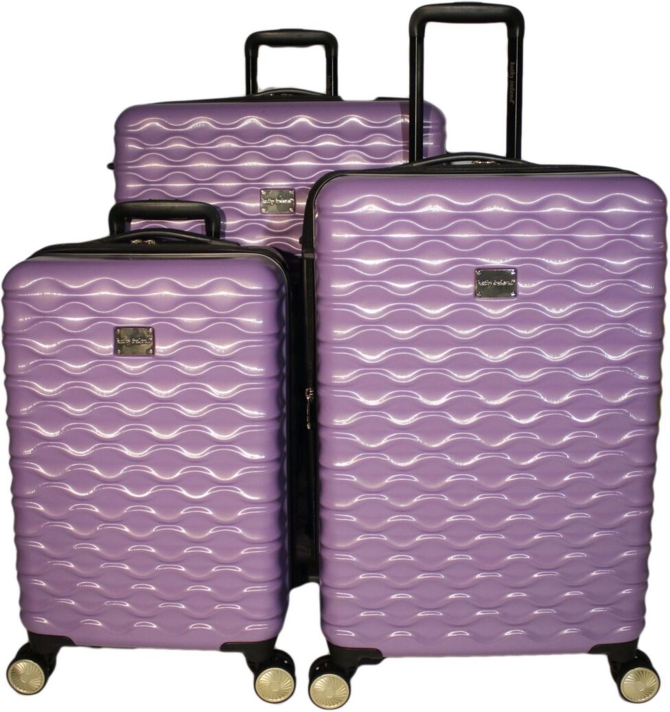 Kathy Ireland Maisy 3 Piece Hardside Luggage Set - Lavender