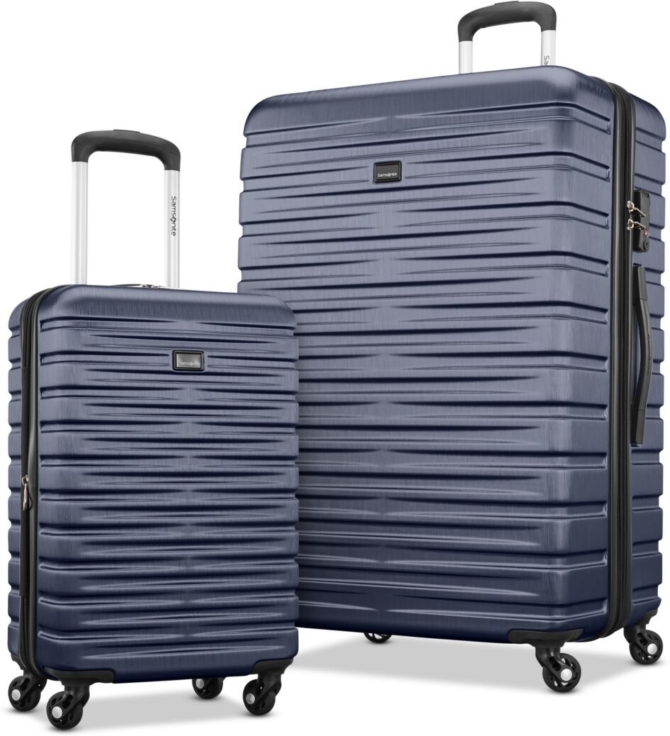 Samsonite Uptempo X Hardside 2 Piece Carry-on and Large Spinner Set - Classic Navy