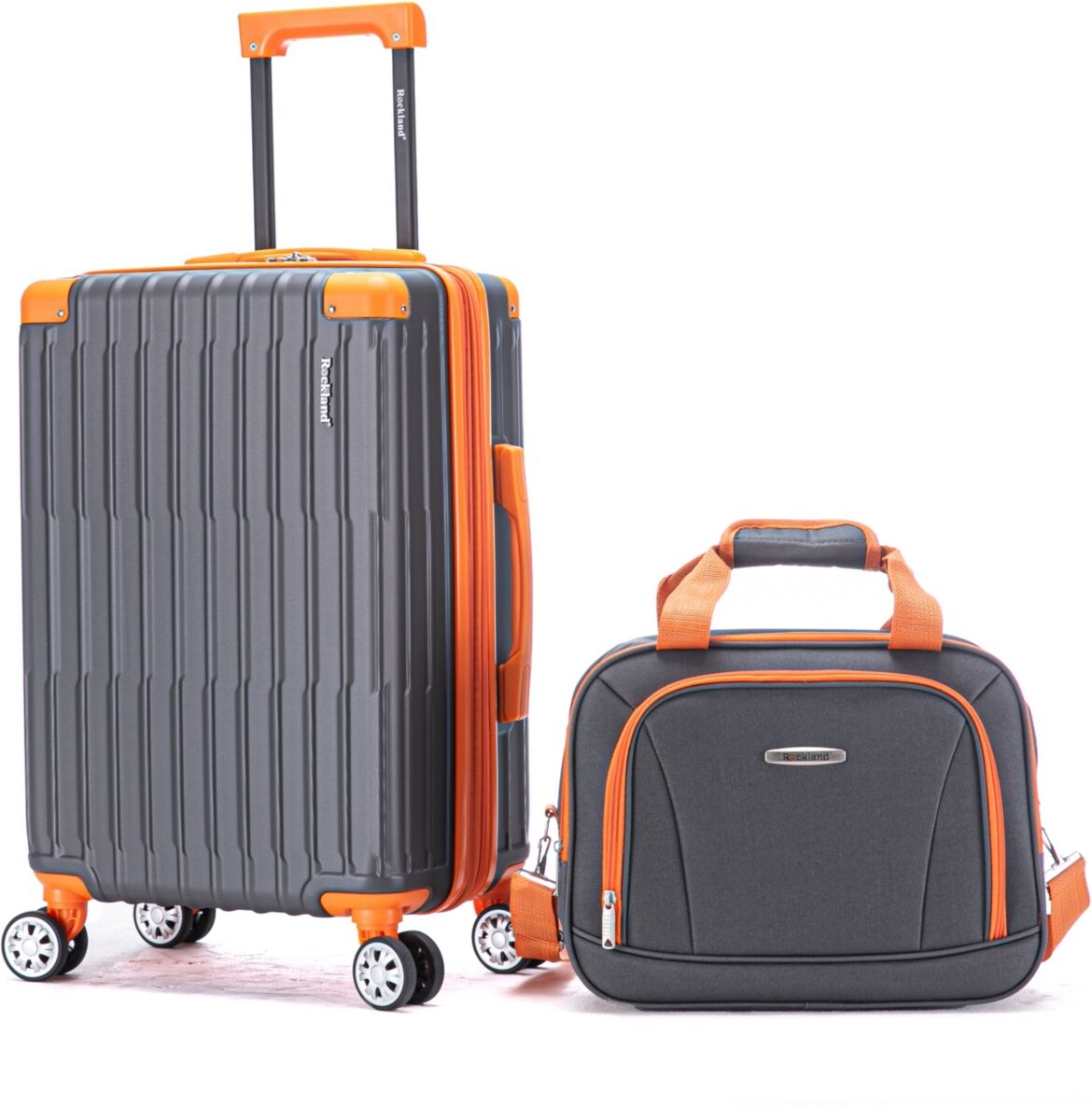 Rockland Napa Valley Luggage Set, 2 Piece - Charcoal