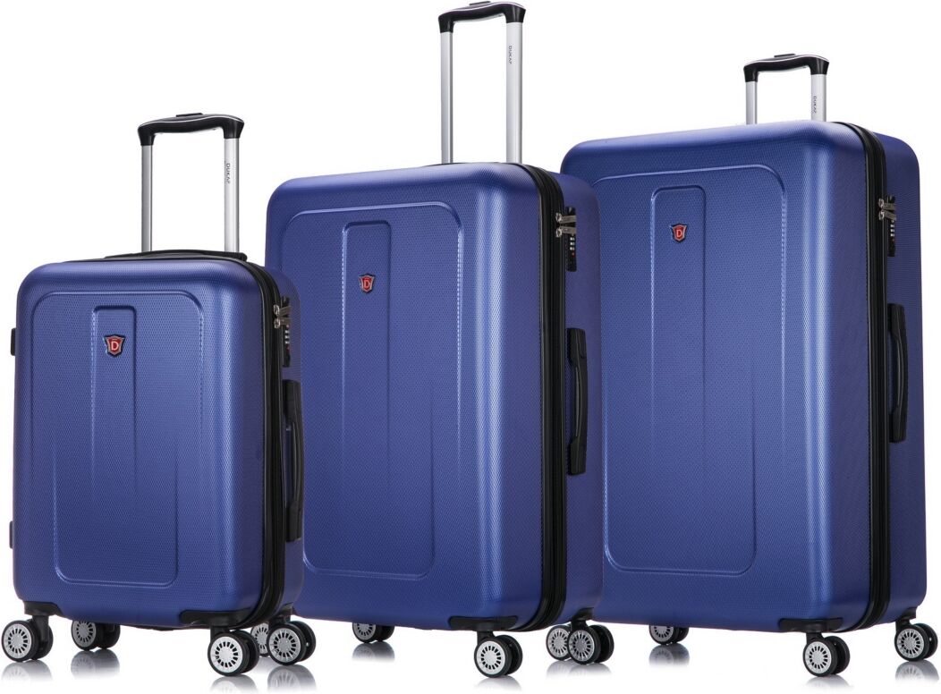 Dukap Crypto 3-Pc. Hardside Luggage Set - Blue