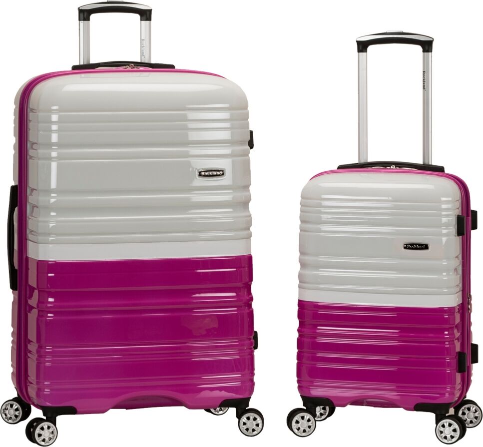 Rockland 2-Pc. Hardside Luggage Set - Pink