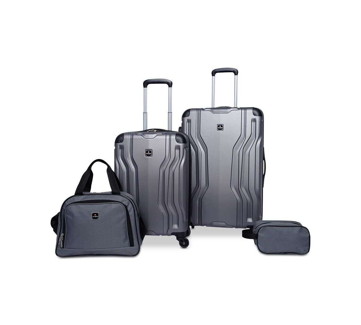 Tag Legacy 4-Pc. Luggage Set, Created for Macy's - Charcoal