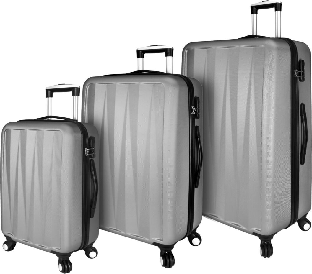 Elite Luggage Verdugo 3-Pc. Hardside Luggage Spinner Set - Grey