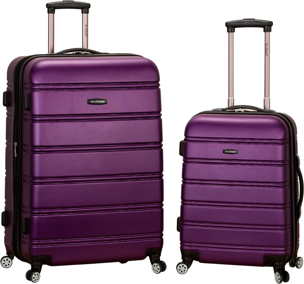 Rockland 2-Pc. Hardside Luggage Set - Purple