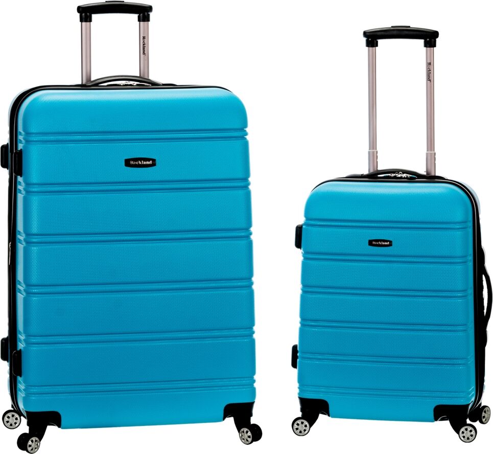 Rockland 2-Pc. Hardside Luggage Set - Turquoise