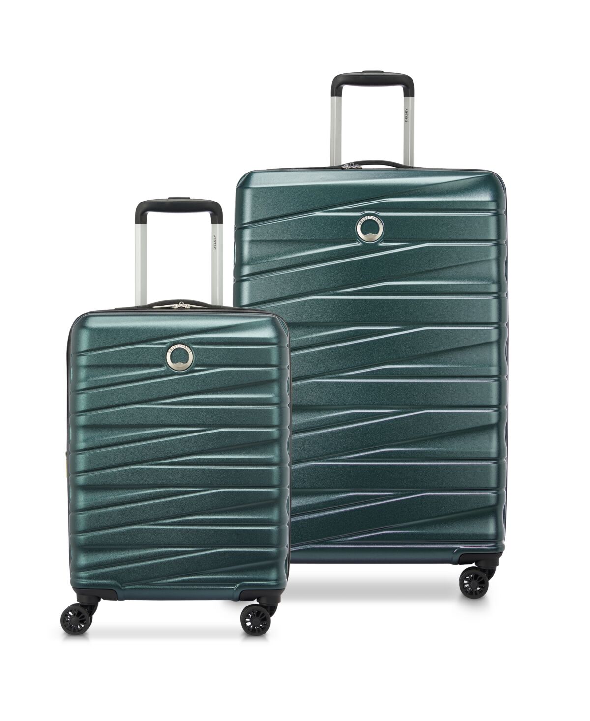 Delsey Cannes 2 Piece Hardside Luggage Set, Carry-On and 27