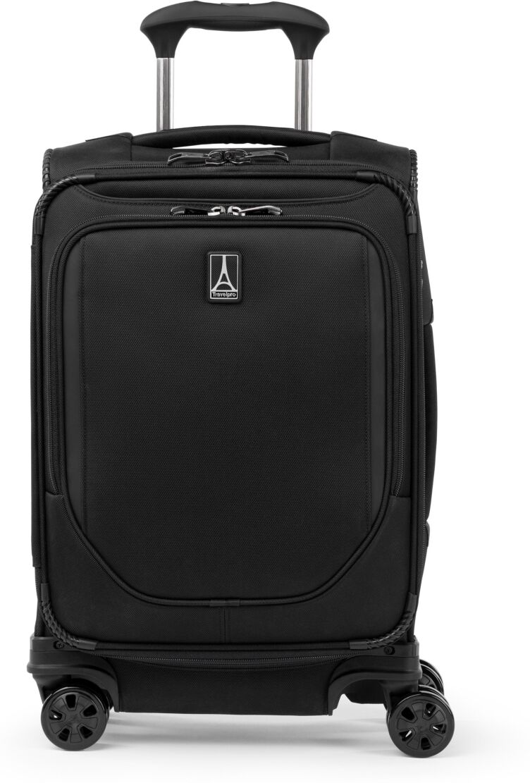 Travelpro New! Travelpro Crew Classic Compact Carry-on Expandable Spinner Luggage - Jet Black