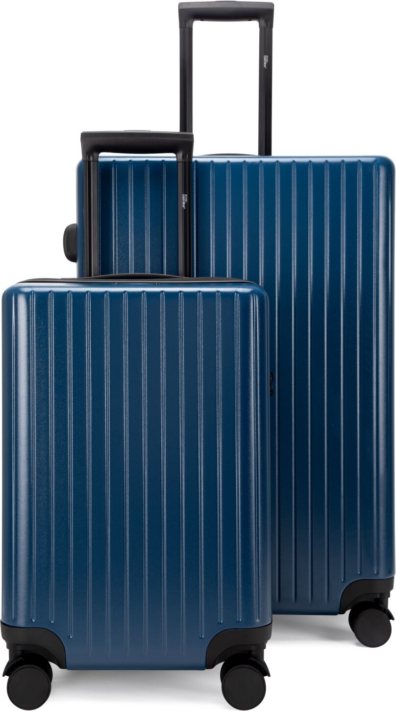 Miami CarryOn Ocean 2 Piece Polycarbonate Spinner Luggage Set - Navy