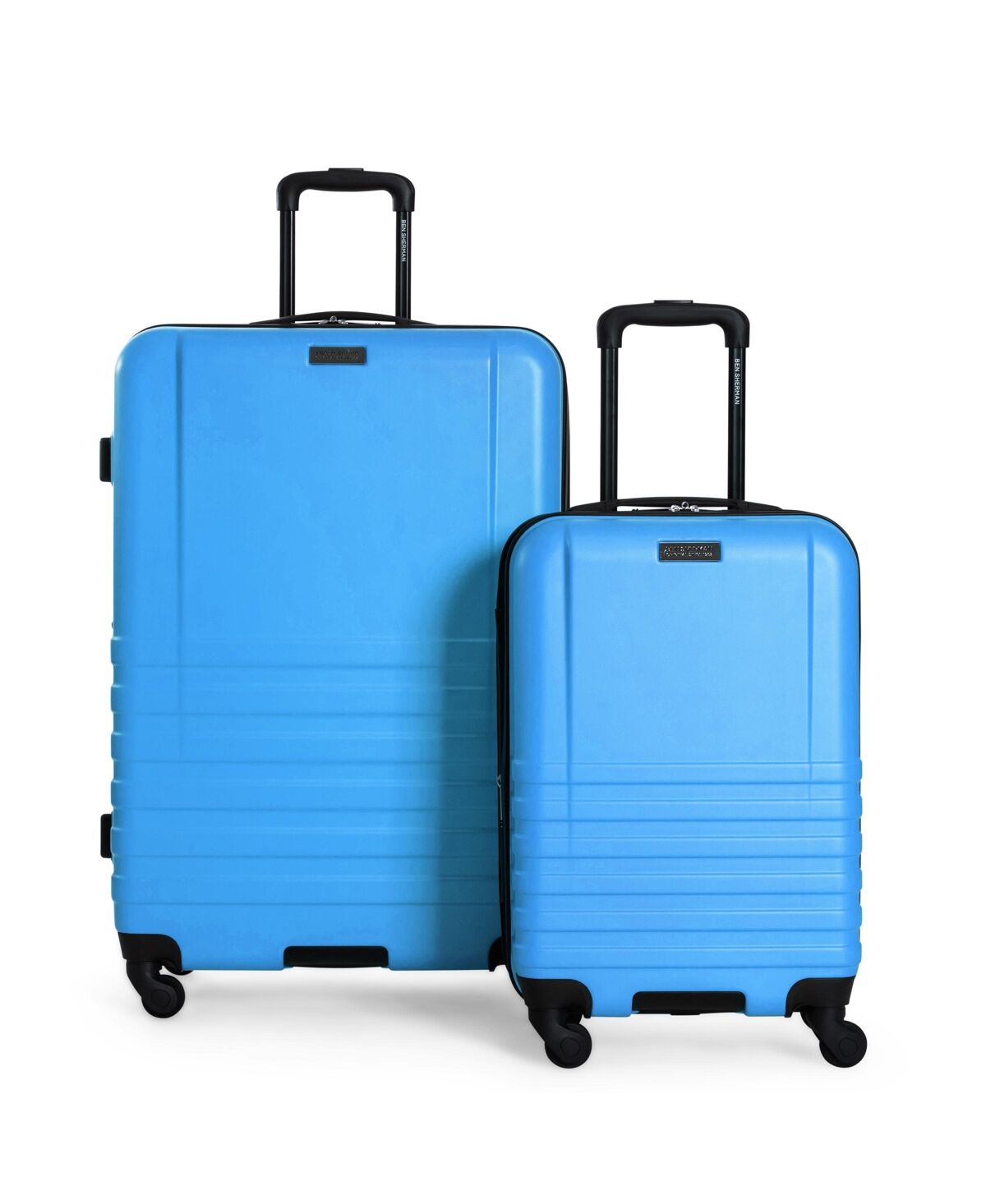 Ben Sherman Hereford 2-Piece Lightweight Hardside Expandable Spinner Luggage Set - Brilliant Blue