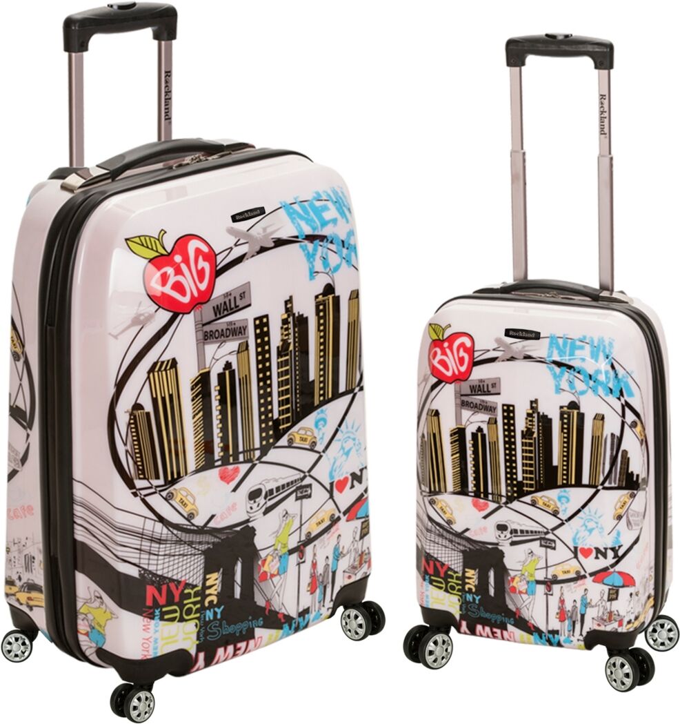 Rockland 2-Pc. Hardside Luggage Set - Champagne Pink