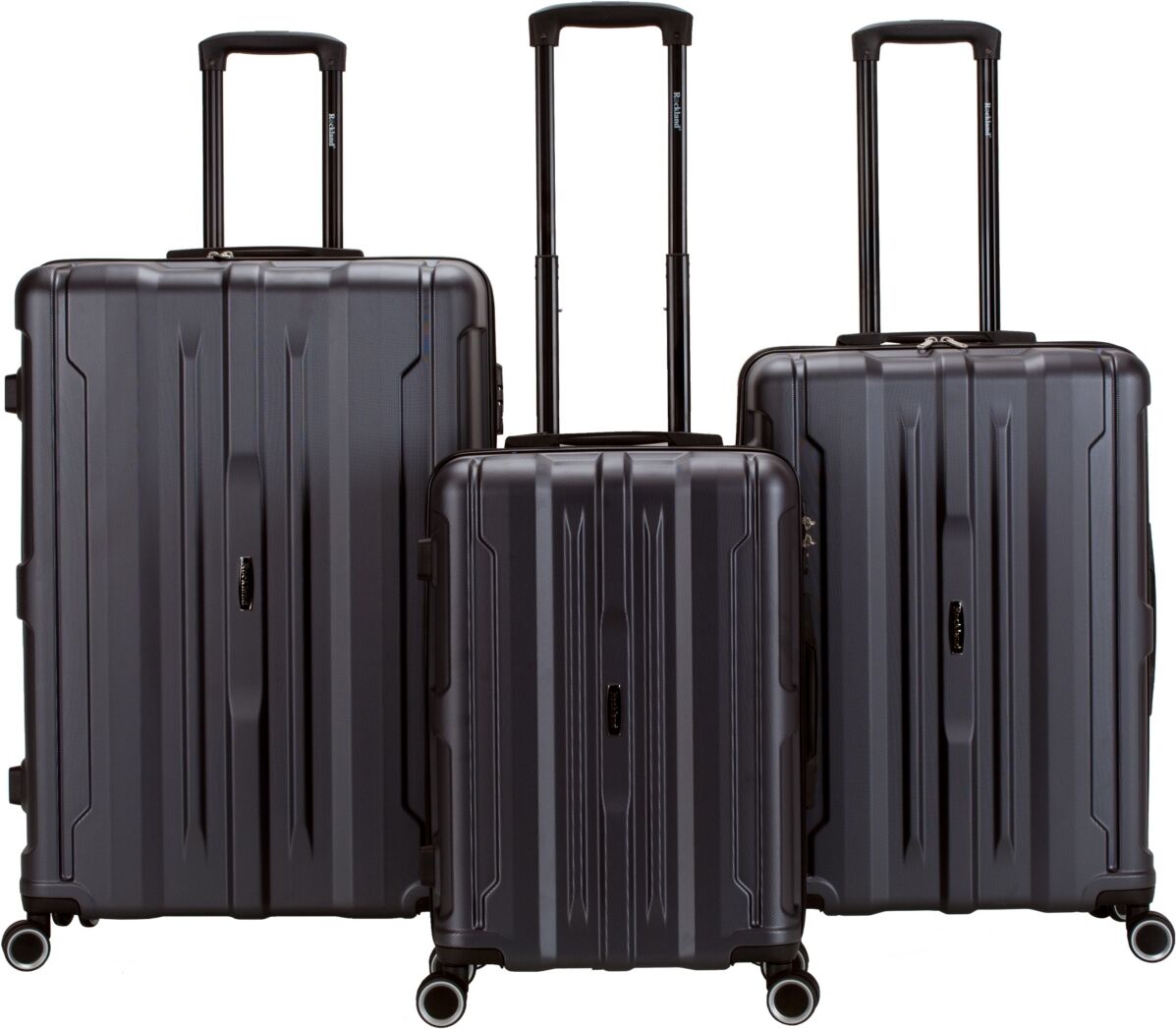 Rockland Seattle 3pc Hardside Luggage Set - Grey