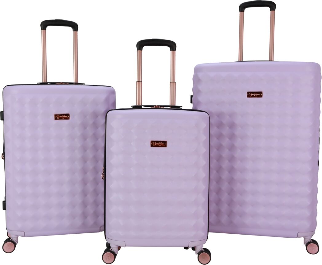 Jessica Simpson Vibrance 3 Piece Hardside Luggage Set - Lavender Frost