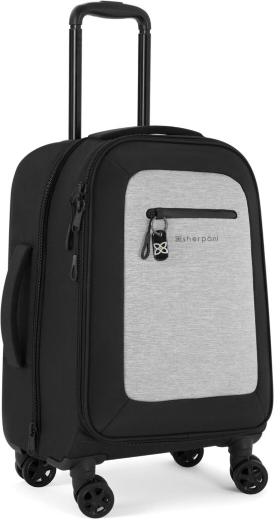 Sherpani Latitude Recycled 4-wheeled Carry-On Luggage Bag - Sterling