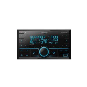 Kenwood 2-din Media Receiver with Bluetooth and Alexa - Black