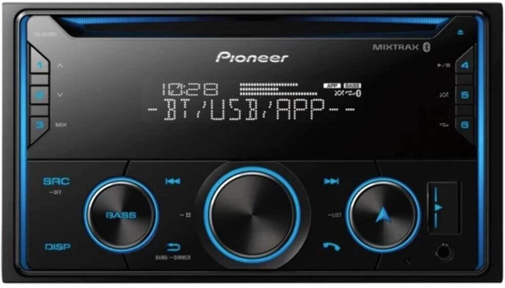 Pioneer Bluetooth in-Dash Cd/Am/Fm Car Stereo Receiver - Black