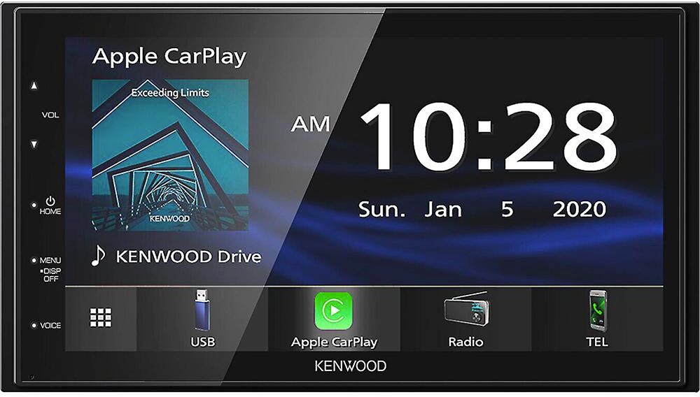 Kenwood Digital Multimedia Receiver with Bluetooth - Black