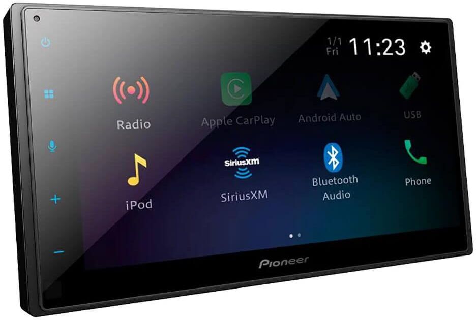 Pioneer 6.8 inch Capacitive Glass Touchscreen, Bluetooth, Back-up Camera Ready Digital Media Receiver - Black