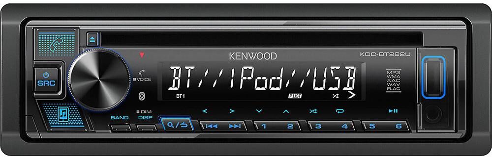 Kenwood Cd Receiver with Bluetooth - Black