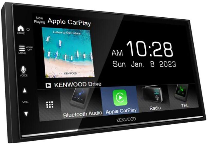 Kenwood 6.8 Inch Digital Multimedia Receiver With Apple Carplay and Android Auto - Black