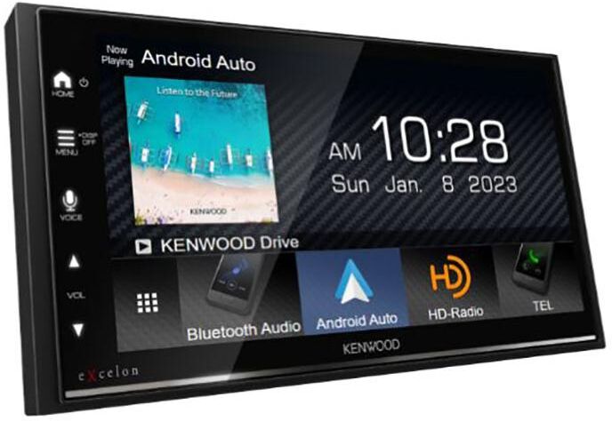 Kenwood 6.8 Inch Digital Multimedia Receiver With Built-in Bluetooth - Black