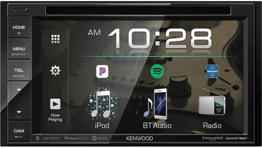 Kenwood 6.2 inch Dvd Receiver with Bluetooth - Black