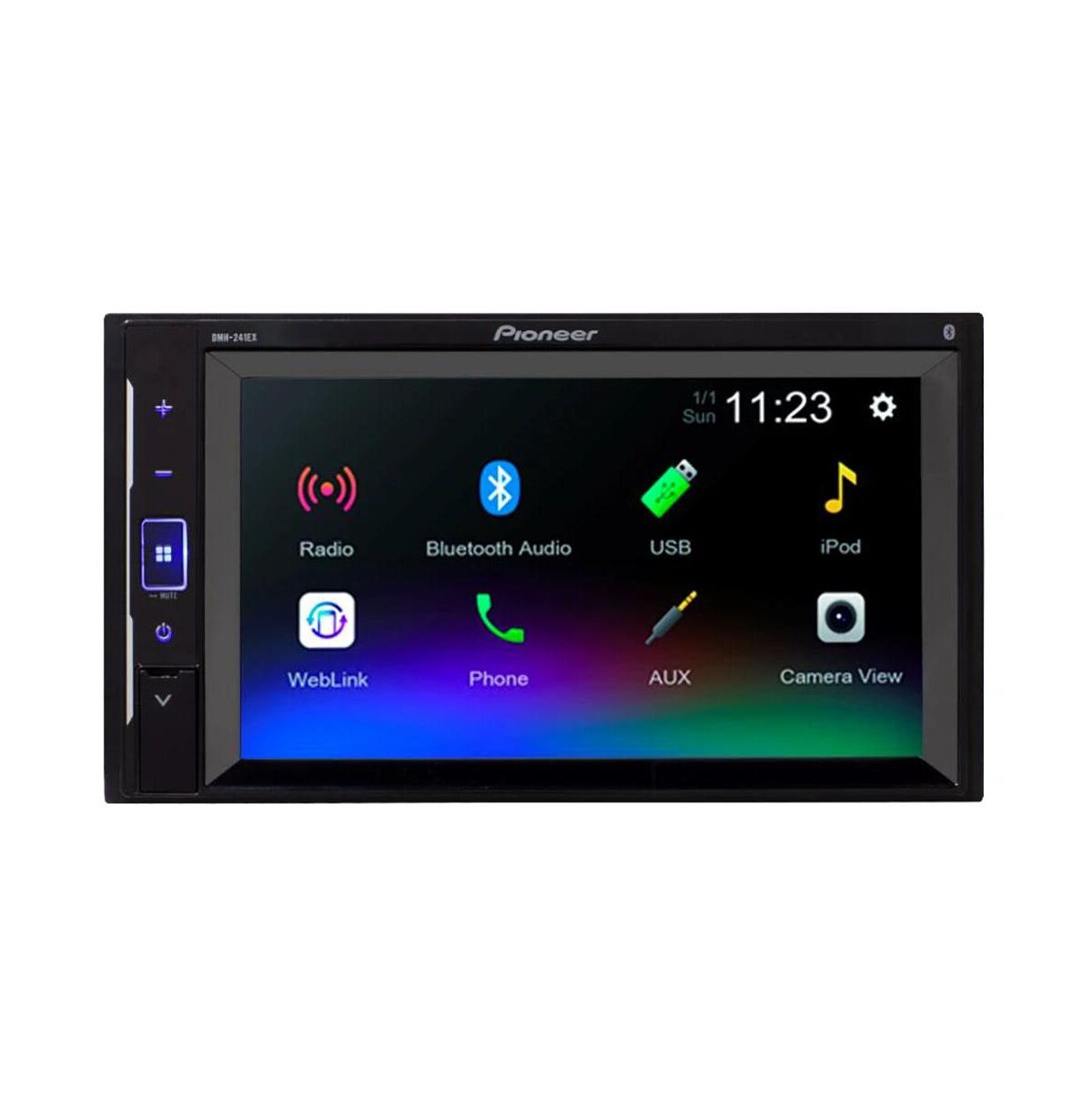 Pioneer 6.2 inch Resistive Glass Touchscreen Digital Media Receiver - Black