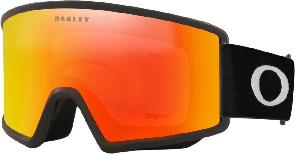 Oakley Target Line Snow Goggles - Fire Iridium/Matte Black