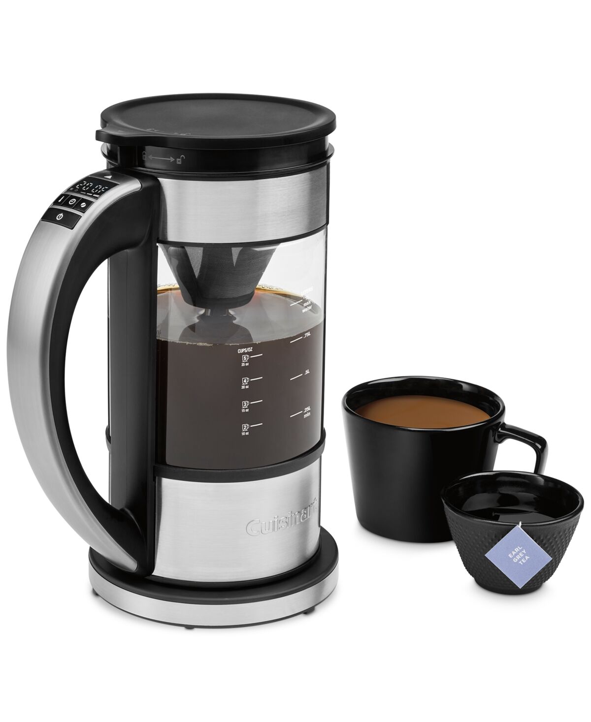 Cuisinart Programmable 5-Cup Percolator & Electric Kettle - Stainless/black