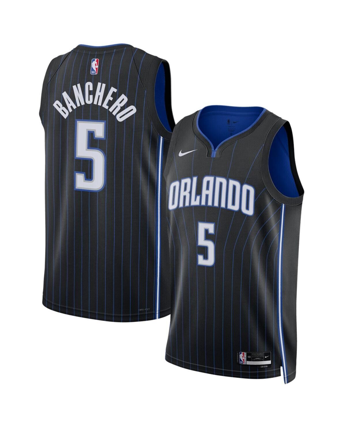 Nike Men's and Women's Nike Paolo Banchero Black Orlando Magic 2022 Nba Draft First Round Pick Swingman Jersey - Icon Edition - Black