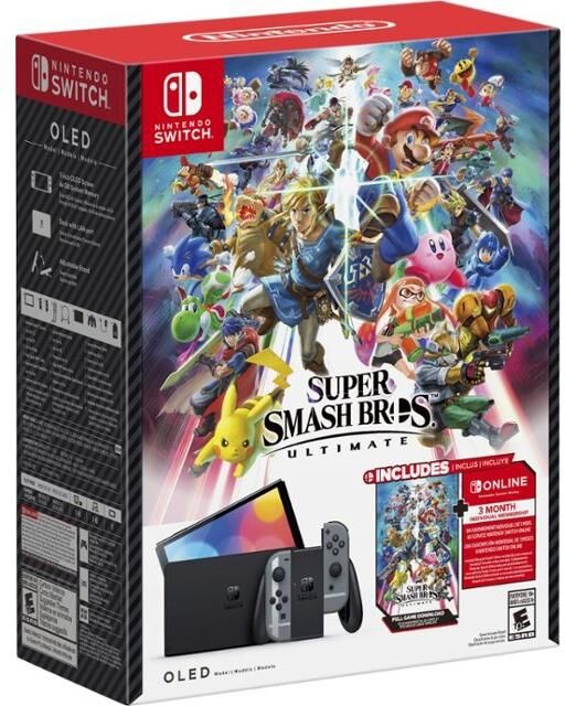 Nintendo Switch Super Smash Bros. Ultimate Bundle - Black