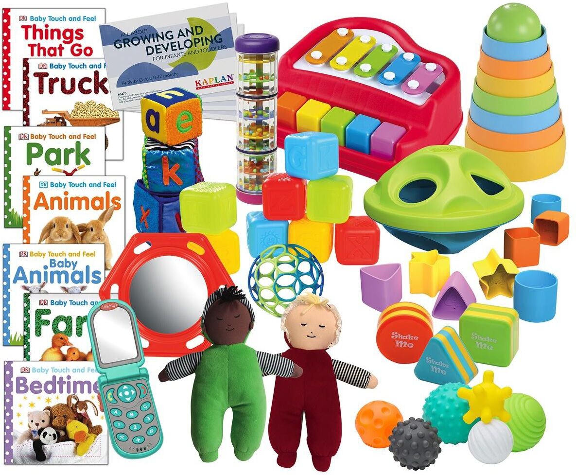 Kaplan Early Learning Growing and Developing Activity Kit - Birth - 12 months - Multicolored