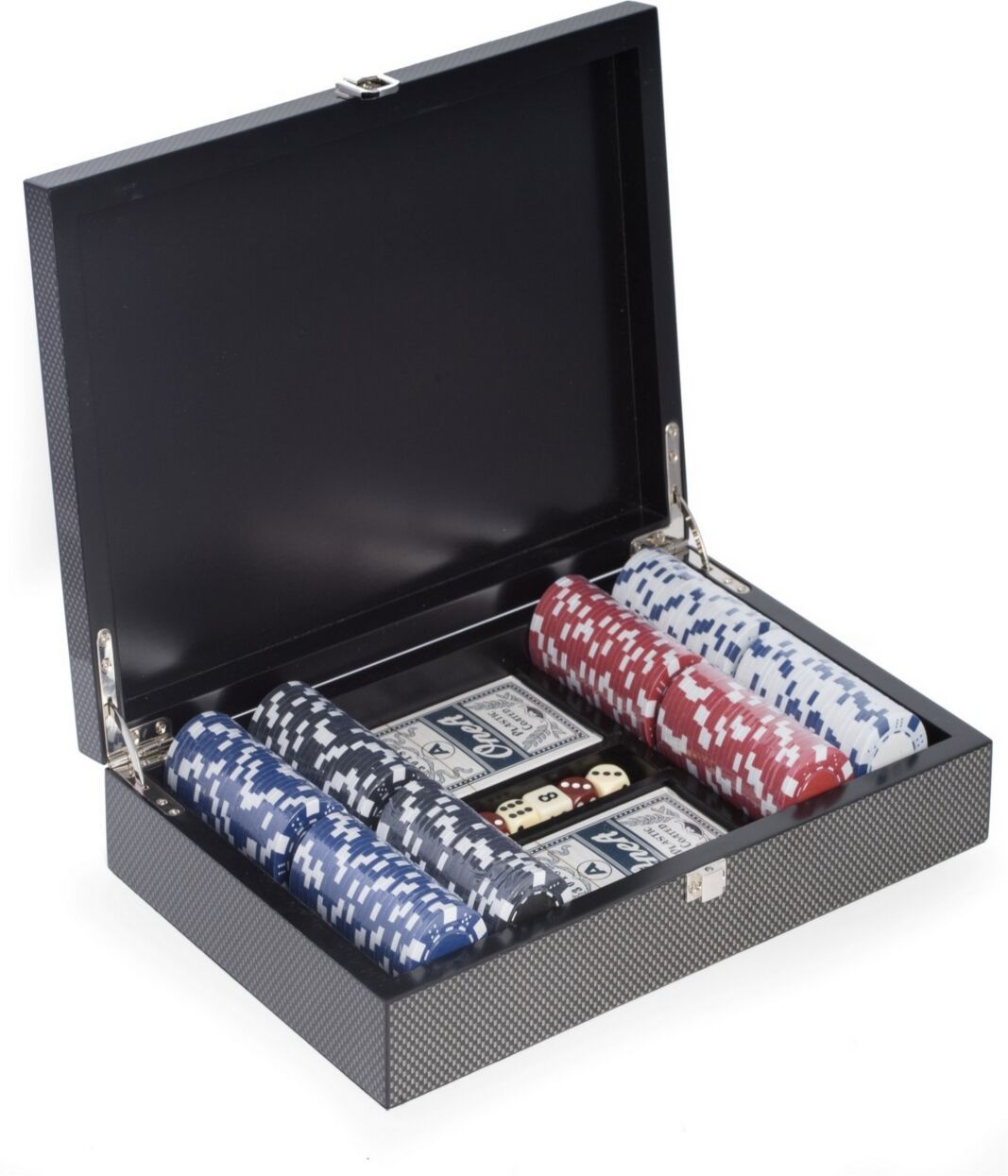 Bey-berk 200 Chip Poker Set - Black