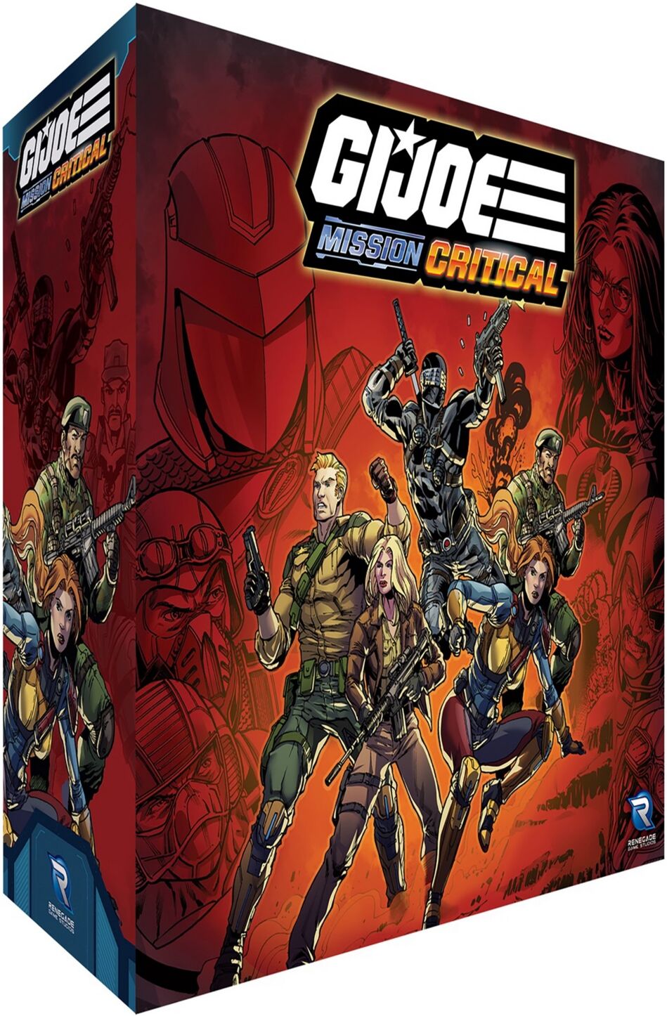 Renegade Game Studios G.i. Joe Mission Critical Core Box, Cooperative Board Game, Role Playing Game, 50-70 Minute Playing Time - Multi