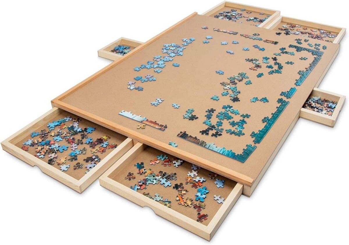 SkyMall 1500pc Puzzle Board w/Mat 27