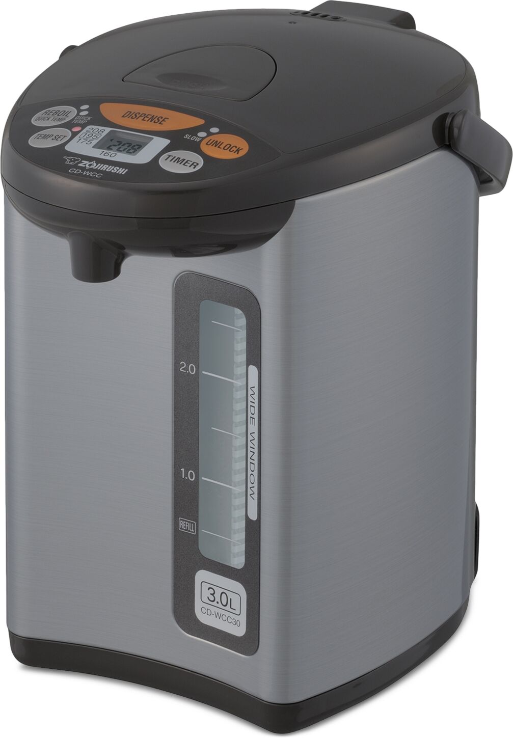 Zojirushi Cd-WCC30TS Micom Water Boiler & Warmer 3L - Silver