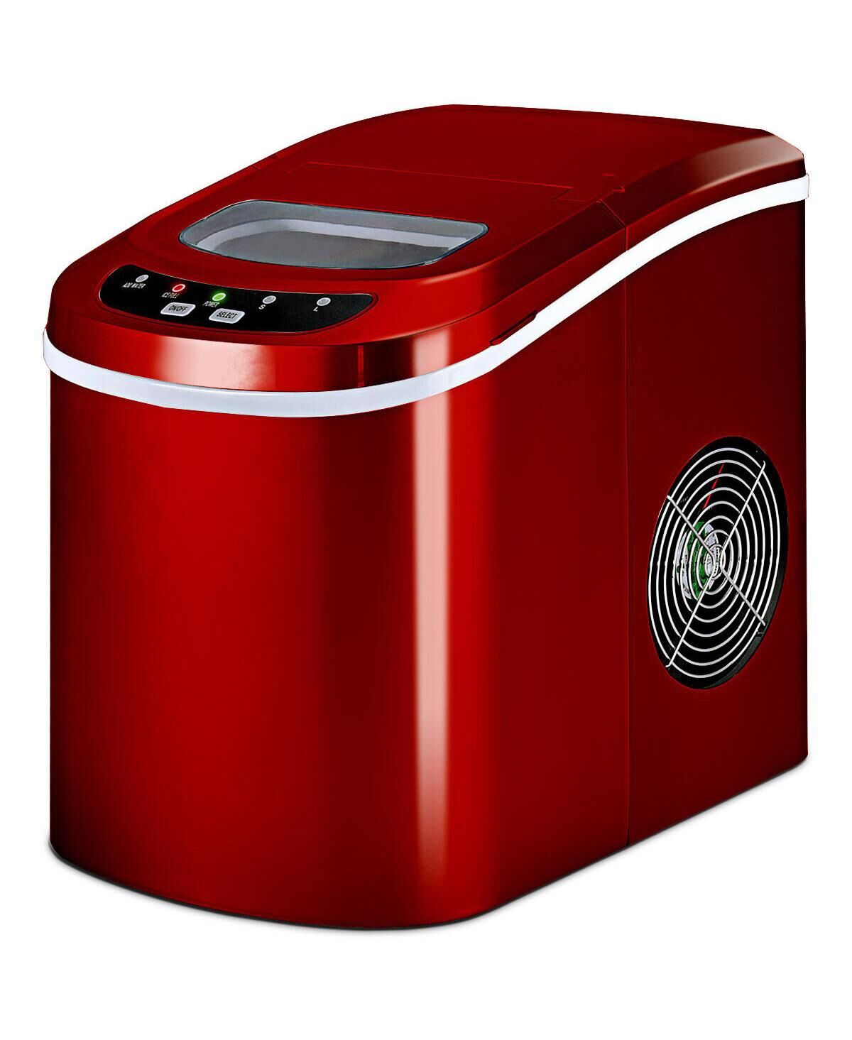 Costway Portable Compact Electric Ice Maker Machine Mini Cube - Red