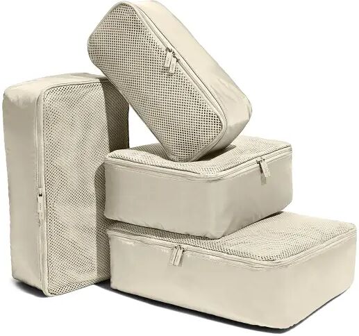 Away The Insider Packing Cubes (Set of 4) in Salt White