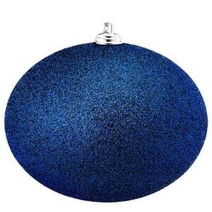 The Holiday Aisle® Glitter Ball Ornament Set of 6 Plastic in Blue, Size 3.15 H x 3.15 W x 3.15 D in   Wayfair C59A9401FC604E8F838AE2C5369B7A3D