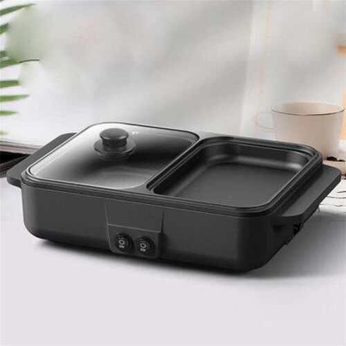YYBSH Non Stick 2 in 1 Electric ...