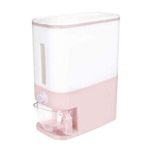 Prep & Savour Arriana Cereal Dispensers Plastic in Pink/White, Size 16.1 H x 6.1 W x 13.4 D in   Wayfair 8B3EBAD02BE843938EA2E8A3459F8A7C