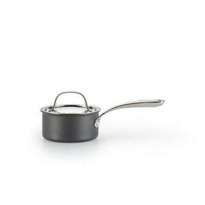 Lagostina Nera 2 qt.Stainless Steel Sauce Pan w/ Lid Stainless Steel in Black/Gray, Size 5.16 H x 17.36 W in   Wayfair 032406059702