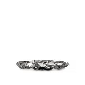 Alessi Lluis Clotet - Wrinkled Inspirations Pepa Hors-D'Oeuvre Chip & Dip Tray Stainless Steel in Gray, Size 12.72 W in   Wayfair LC14
