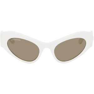 Balenciaga White Cat-Eye Sunglasses  - 005 IVORY - Size: UNI - Gender: male