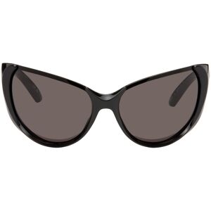 Balenciaga Black Cat-Eye Sunglasses  - BLACK-BLACK-GREY - Size: UNI - Gender: male