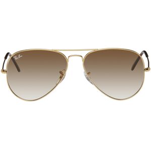 Ray-Ban Gold Aviator Sunglasses  - 001/51 - Size: UNI - Gender: female