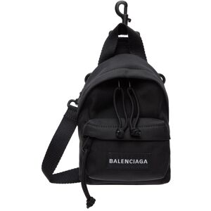 Balenciaga Black Mini Explorer Messenger Bag  - 1000 BLACK - Size: UNI - Gender: male