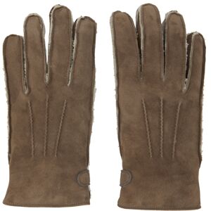 Brioni Brown Shearling Gloves  - 2500 BROWN - Size: ˝ 8 - Gender: male
