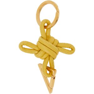 Bottega Veneta Yellow Intertwined Keychain  - 2675 MIRABELLE GOLD - Size: UNI - Gender: male